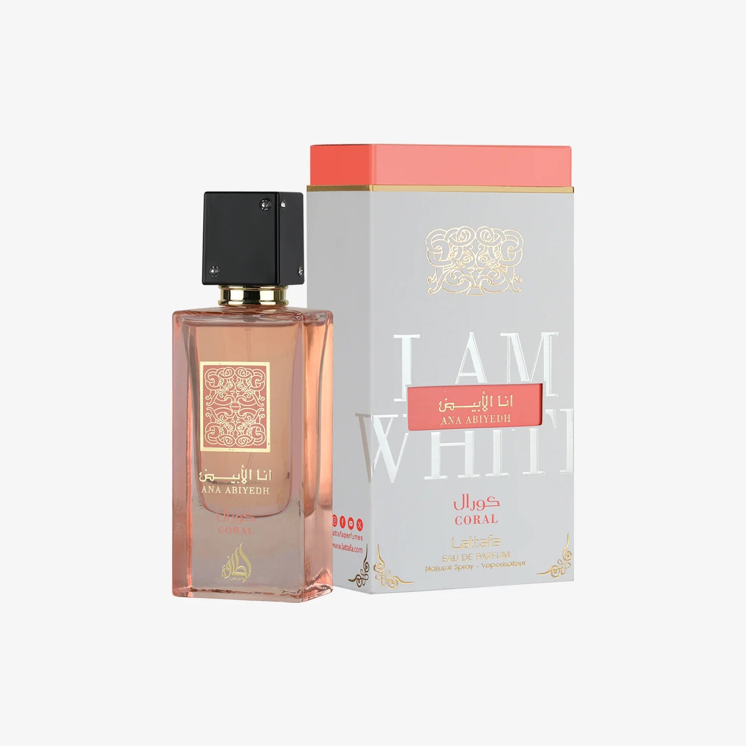 ANA ABIYEDH CORAL 60ML - انا الابيض كورال